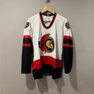 Vtg CCM Maska Ottawa Senators NHL Hockey Jersey
